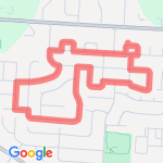 2 Mile Loop route map