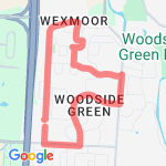 5K in town route map