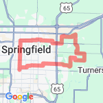 38 miles Tour De Bass route map