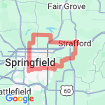 38 miles Tour De Bass route map