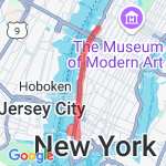 Pat Tillman NYC Shadow Run route map