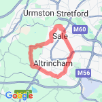 SALE HALF MARATHON route map