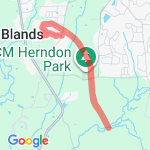 CR to Chatham Co line route map