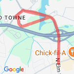 Elm Street Pisgah route map