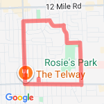 5K route map