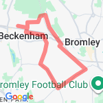 Shortlands  route map