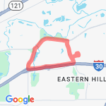 Bridge St. to Oakland/Randoll Mill route map