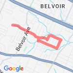 Neighborhood route map