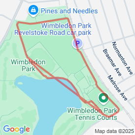 loop wimbledon park - 1.91 Km route in sw19