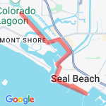 Seal Beach/Marine Stadium route map