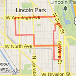 Spring 5K route map