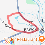 Mobil and Asher loop route map