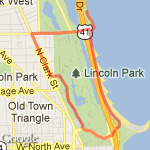 5k Course Map route map