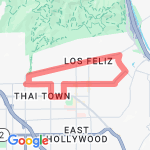los feliz route map