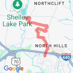 To Shelley lake route map