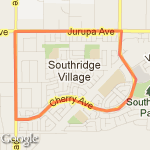 Southridge route map