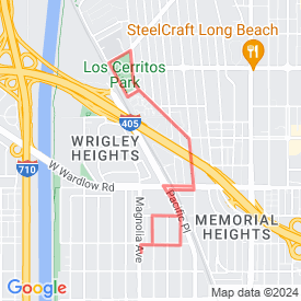 Bixby Knolly/Los Cerritos - 4.83 Km route in 3166 Magnolia Ave