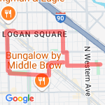3 Mile Loop route map