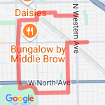 Humboldt Loop route map