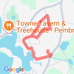 Quiet back roads route map