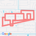 Delray Beach route map