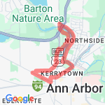 Bandemer Park loop route map