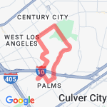 to rancho park route map