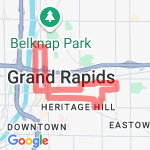 Heritage hill route map