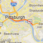 downtown route route map