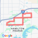 10 mi run route map