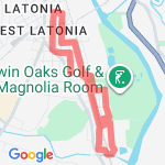 Latonia Route 3 route map