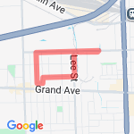 LF FP #1 - 1.8 Mi-Local Short Out and Back route map