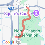 Running Trail to Chardon route map