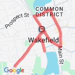 To lake st house route map