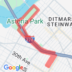 Astoria Park route map
