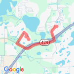 Run to the Gym route map