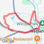 Train station and stillman ave loop route map