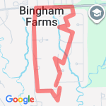 Short Bristol route map