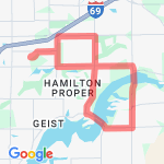 HALF MARATHON! route map