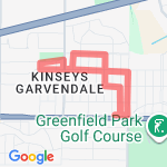 April 23, 2013 route map