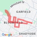 3.5 mile Friendship & cemetery run route map