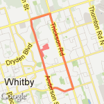 9.47 kms.run Manning Hill route map