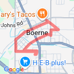 St. Peter's 5k route map