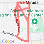 early morning loop route map