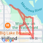 run to waterfront route map