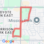 MILLARD WEST ROUTE route map