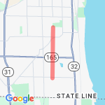 North Shore Trail 8k route map