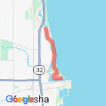 Beach Run route map