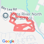 SHORE TO RUN route map