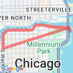 River Run Wacker Walk route map